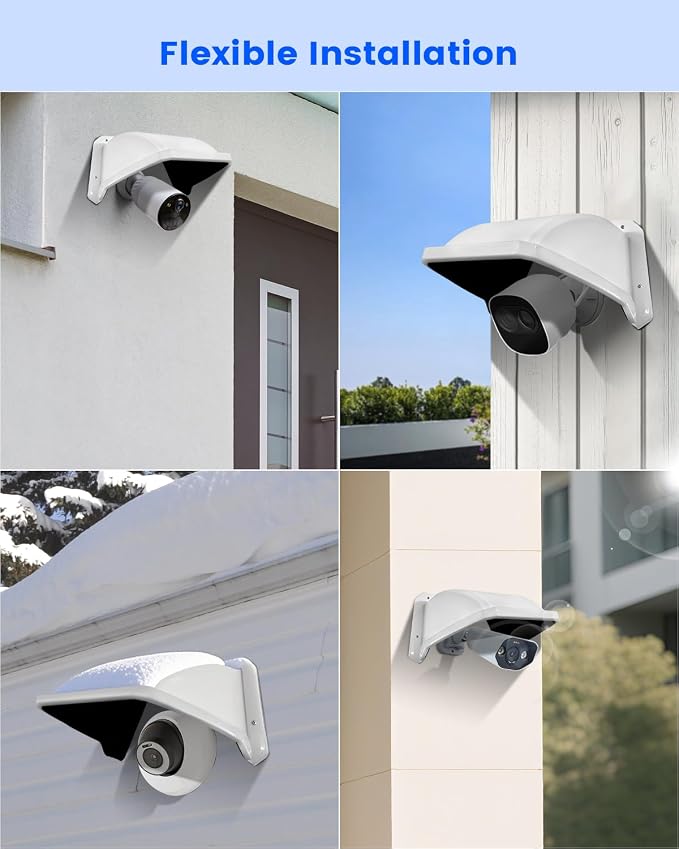 Universal Security Camera Sun Rain Cover Shield, ABS Plastic Protective Proof - Image 8