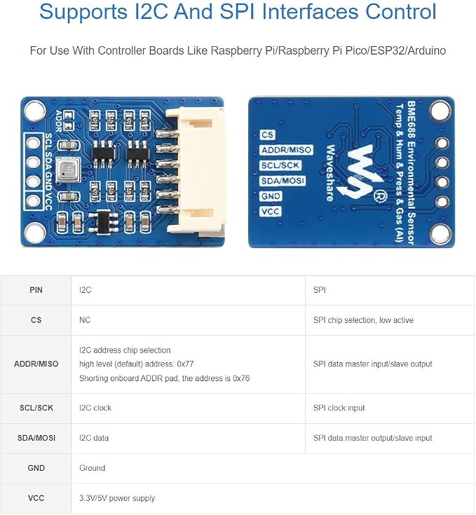 BME680 Sensor I2C BME680 Environmental Module - Image 6