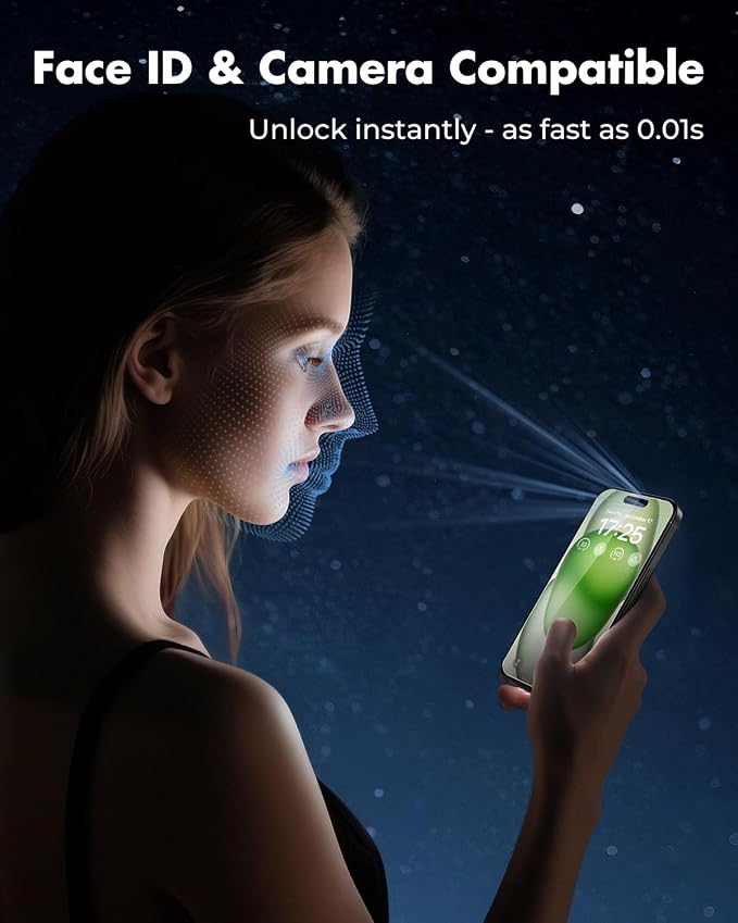 UNBREAKcable iPhone 15 Plus Screen Protector 3-Pack, Upgraded Dual-Tempered - Image 6
