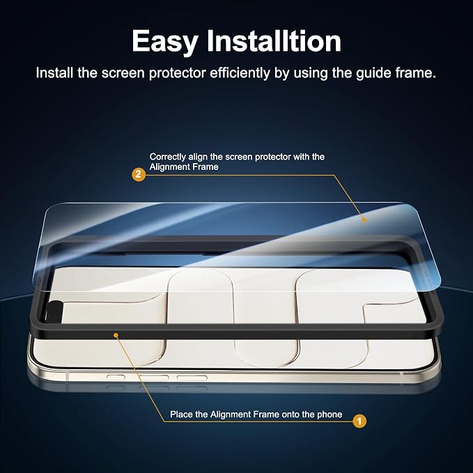 NEW'C 3x Screen Protector for iPhone Air+ 3x Camera Lens Protector, Sensor - Image 3