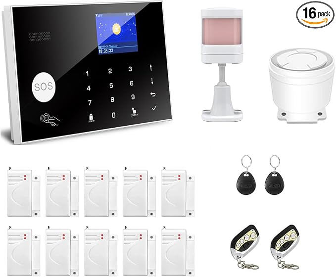 WiFi and 3/4G GSM Home Burglar Security Alarm System Auto Dial by SOUJAMAO