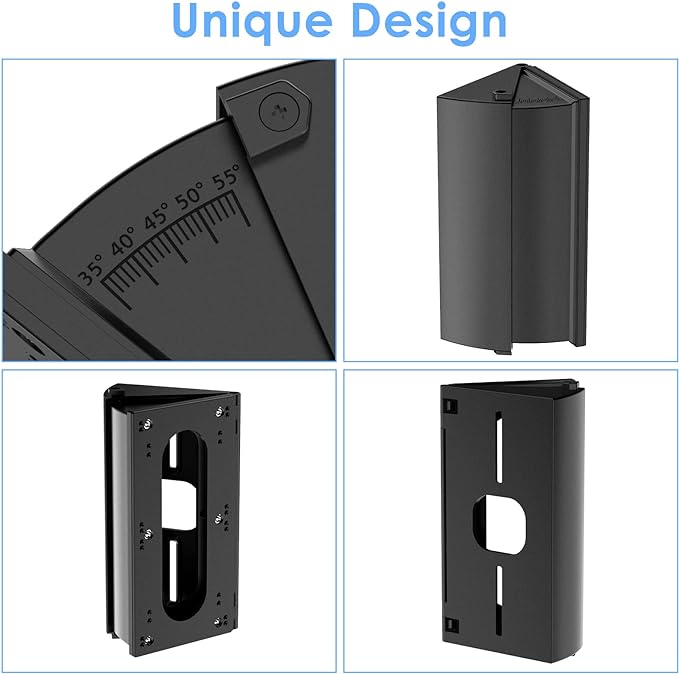 RIOVO Adjustable 30 to 55 Degree Doorbell Angle Mount Compatible - Image 3