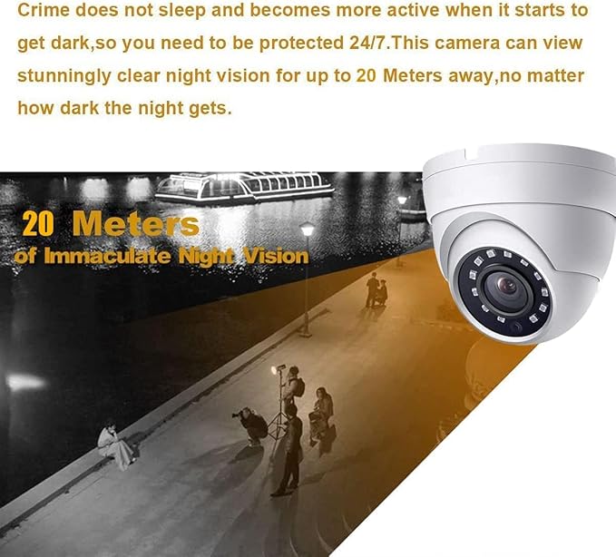 Real HD 5MP Analog Coax Dome TVI CVI CCTV Surveillance Security Camera - Image 5
