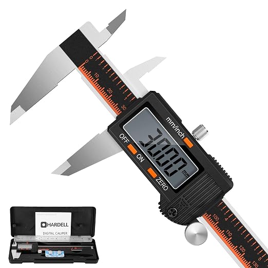 HARDELL Digital Caliper, 6 Inch Stainless Steel Caliper Measuring Tool - Image 8
