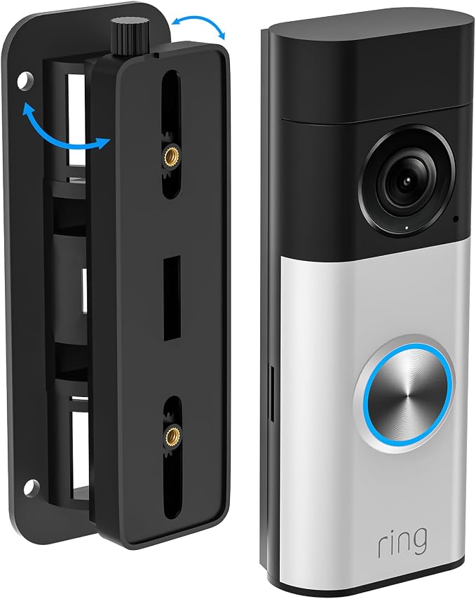 35-145° Adjustable Angle Doorbell Mount by CaGuan