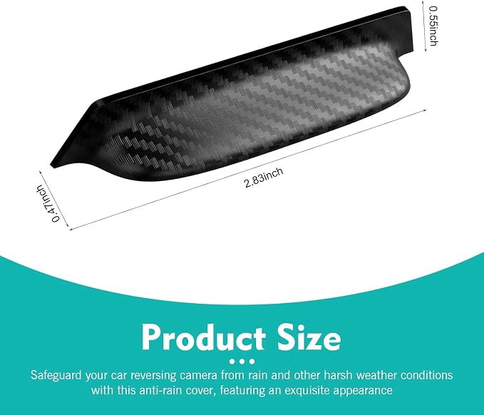Car Rear View Camera Cover, Anti-rain Backup Camera Cover, 360 Degree Cars Rain - Image 2