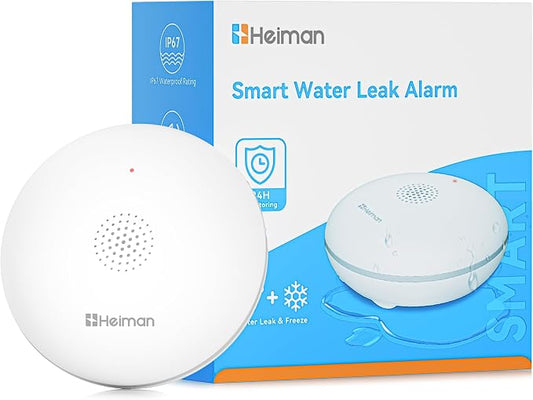 Heiman Water Leak detectors for Home, Water Sensor Alarm Leak Detector by HEIMAN