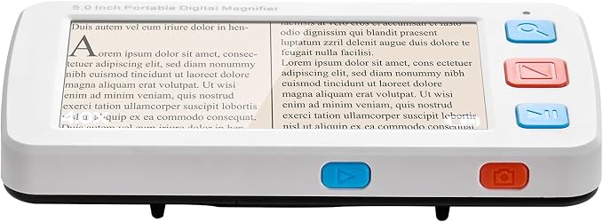 VEVOR Portable Digital Magnifier, 5-inch HD Electronic Video Magnifier - Image 9