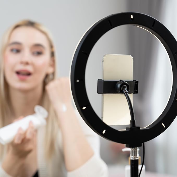 Universal Phone Holder for Ring Light, Ring Light Phone Holder 1/4" and Hot - Image 6