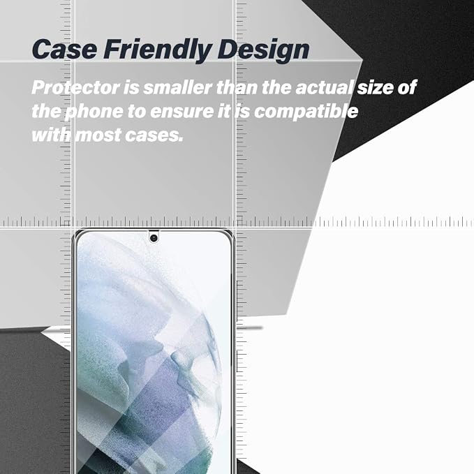 Galaxy S21 Tempered Glass Screen Protector + Camera Lens Protector Clear HD - Image 3
