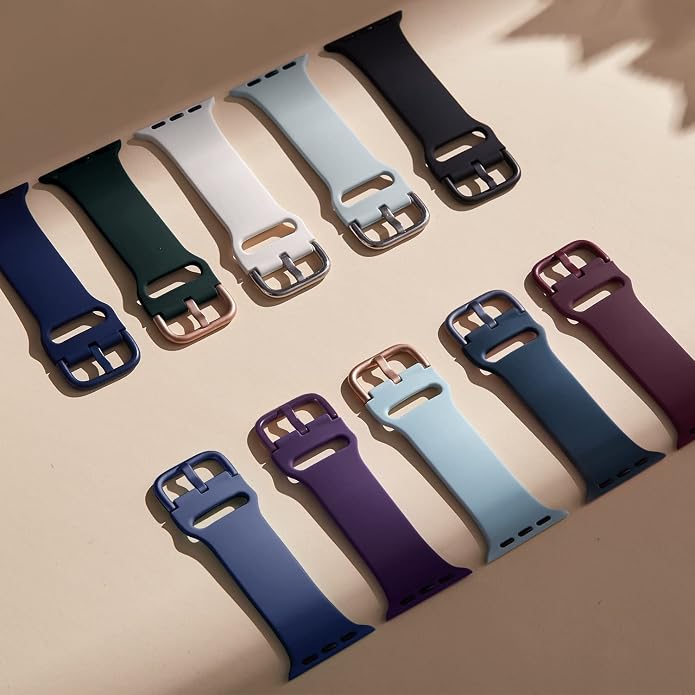 Sport Band Compatible with Apple Watch Bands 49mm 46mm 45mm 44mm 42mm 41mm 40mm - Image 3