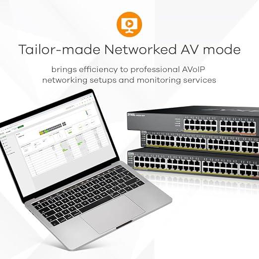 Zyxel 48-Port PoE Gigabit Switch | Nebula Cloud Managed/L3 Access | 40x PoE+ & - Image 8