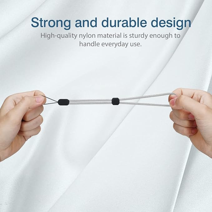 Hukado Hand Wrist Strap Lanyard, 6 Pack 8inch Adjustable Nylon Wristlet Straps - Image 6
