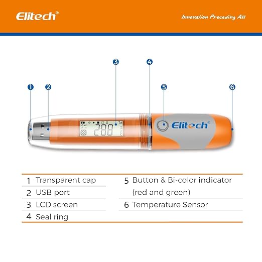 Elitech RC-51H USB Temperature Data Logger Reusable Digital Recorder Medical - Image 7