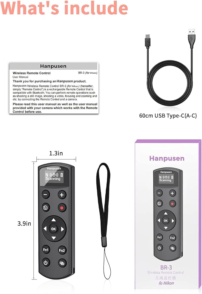 Hanpusen Rechargeable Camera Remote Control - Image 7