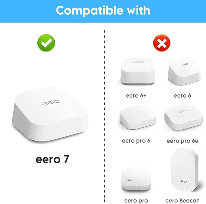 XLTTYWL eero 7 Wall Mount Kit, erro 7 Mount Bracket Optimize Space&Cable - Image 4