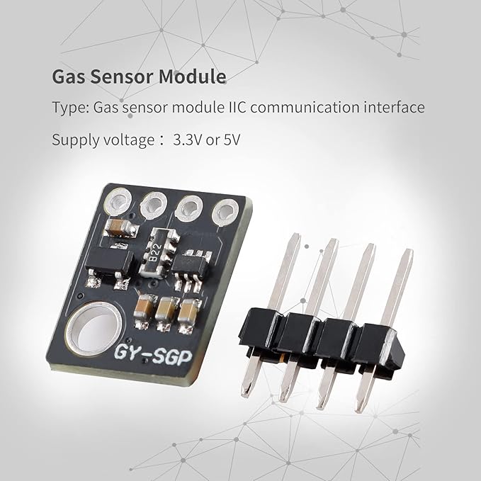 GY-SGP30 Gas Sensor, Air Quality Carbon Dioxide Formaldehyde Monitoring TVOC - Image 4
