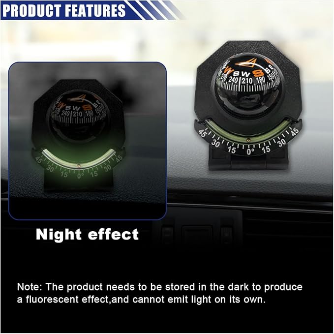Car Compass, Car Dashboard Compass Ball - Image 4
