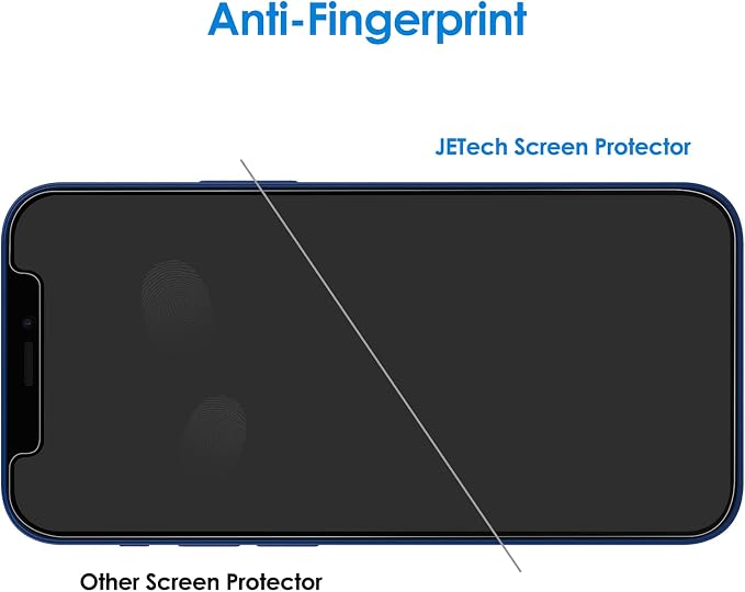 JETech Screen Protector for iPhone 12 6.1-Inch - Image 6