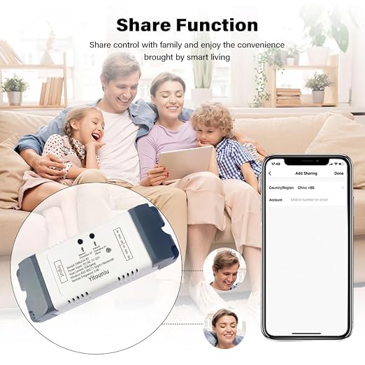 EWeLink 2CH 7-32V WiFi RF Wireless Switching Relay, Point Self-Locking - Image 7