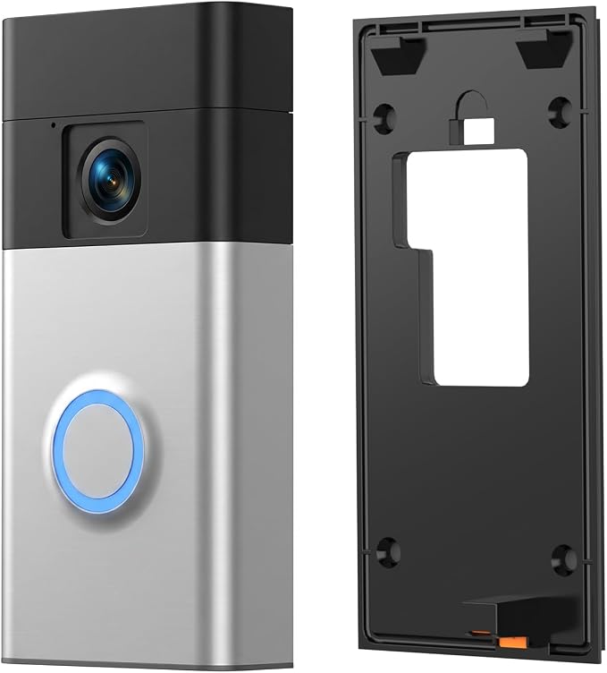 No Drilling Doorbell Mount for Ring Battery Doorbell, Adhesive Camera Door by ALERTCAM