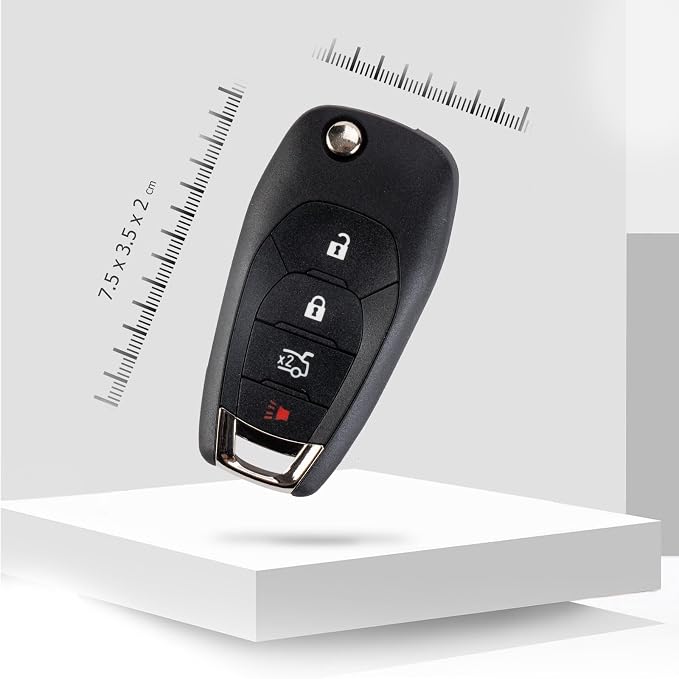 Flip Car Key Fob for 2016/2017/2018/2019 Chevy Cruze XL8 Systems Only Keyless - Image 7