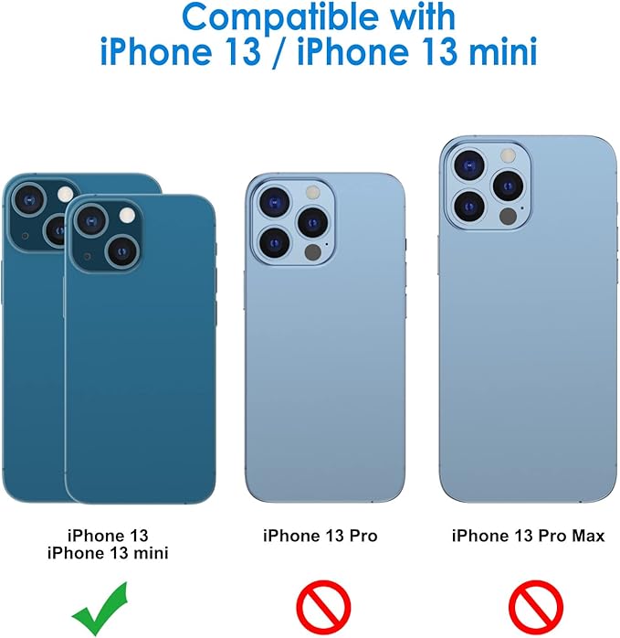 JETech Camera Lens Protector for iPhone 13 6.1-Inch and iPhone 13 mini 5.4-Inch - Image 2