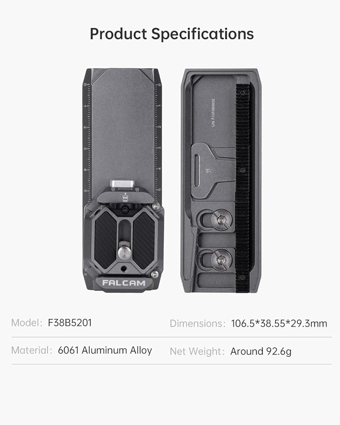 F38 RS4 Mini Quick Release Kit for DJI RS4 Mini, Clamp - Image 7