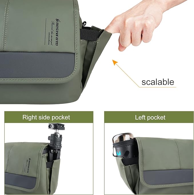 Besnfoto Camera Bag Small DSLR Camera Shoulder Bag - Image 3