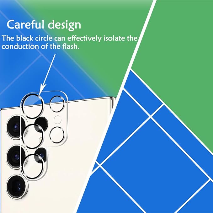 BIGFACE Galaxy S24 Ultra Tempered Glass Screen Protector + Camera Lens - Image 4