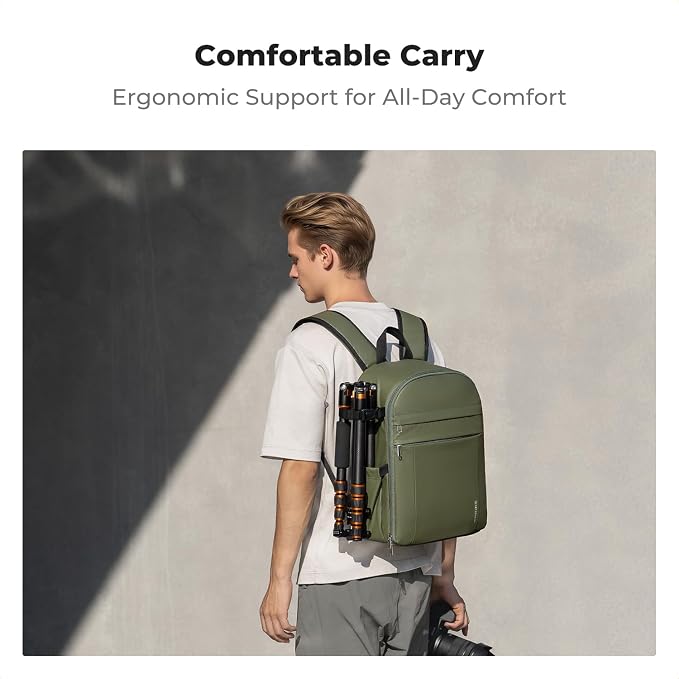 K&F CONCEPT Camera Bag Backpack, Professional DSLR/SLR/Mirrorless Camera - Image 5