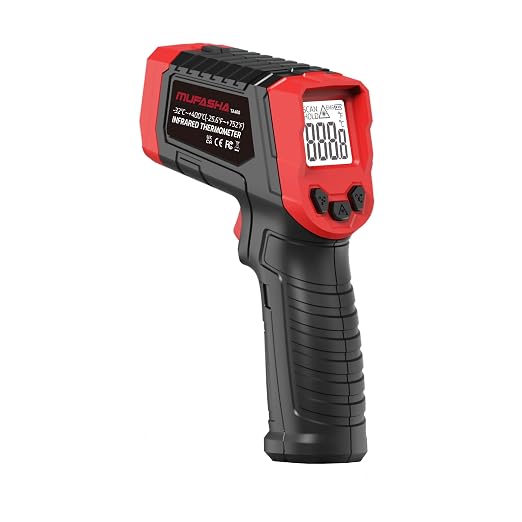 MUFASHA Infrared Thermometer Temperature Gun, -25.6℉ to 752℉ Dual Laser High - Image 2