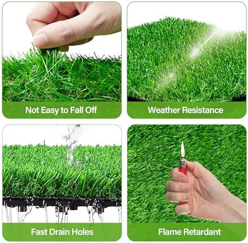 27 PCS Interlocking Artificial Grass Tiles - Image 6