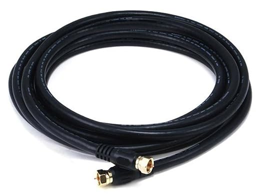 Monoprice RG6 Quad Shield CL2 Coaxial Cable by Monoprice