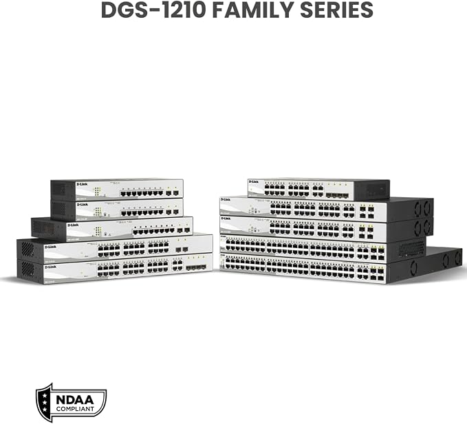 D-Link 28-Port Gigabit Smart Managed Switch | 24 GbE + 4 SFP Combo Ports | L2+ - Image 9