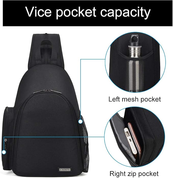 CADeN Camera Bag Sling Backpack, Camera Case Backpack - Image 8