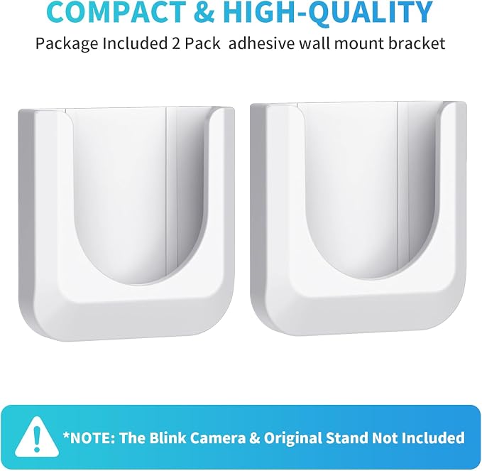Blink Mini 2 Camera Adhesive Wall Mount Bracket, Strong Adhesive Durable Camera - Image 2