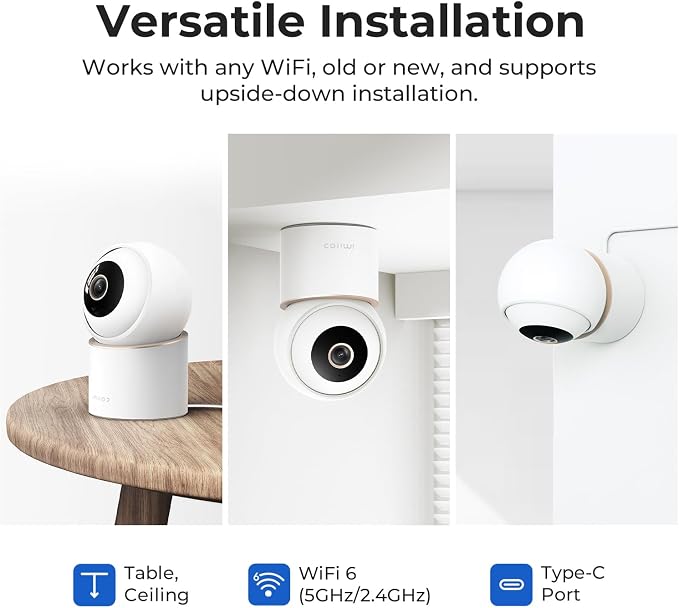 IMILAB 4K 8MP Security Camera Indoor, 360° View Pet/Dog/Baby Camera - Image 8