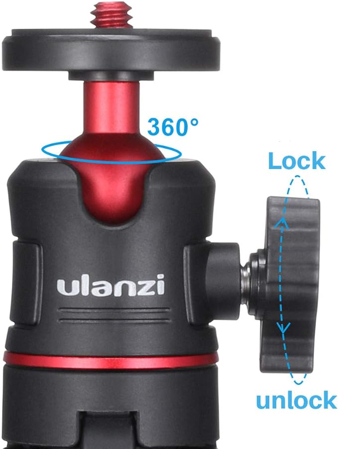 ULANZI MT-08 Extension Pole Tripod, Mini Selfie Stick Stand Handle Grip - Image 4
