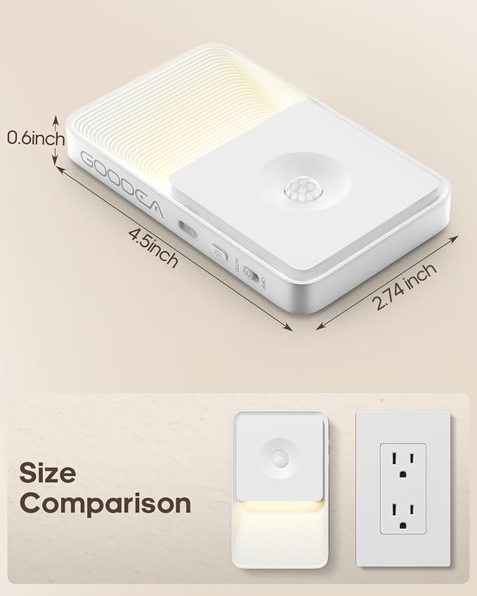 GOODEA Rechargeable Motion Sensor Night Lights - Image 3