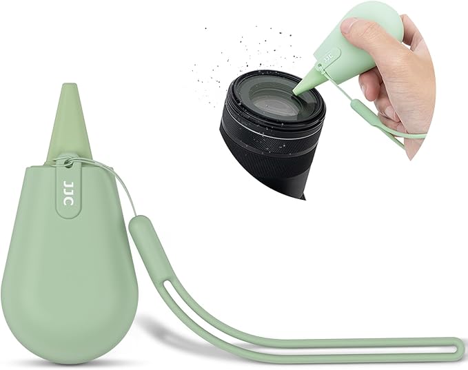 Pocket-Sized Silicone Camera Dust Blower Lens Air Blower, Small Camera Lens by JJC