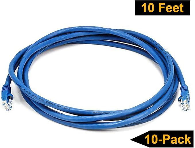 iMBAPrice - 3ft Cat5e Network Ethernet Patch Cable - Blue - Image 5
