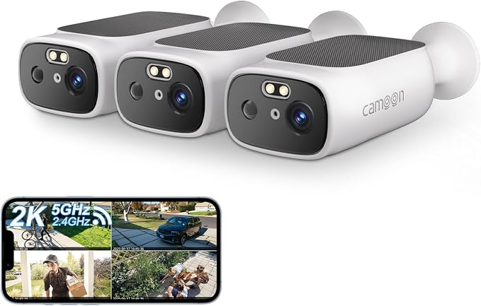 5G WiFi Security Cameras Wireless Outdoor, 5G Security Camera by Camoon