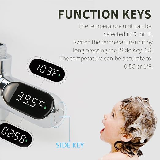 Shower Thermometer LED Digital Display - Image 4