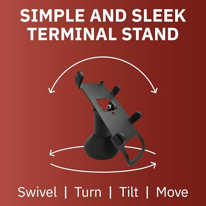 DCCStands Low Swivel and Tilt Pax S300 & SP30 Terminal Stand, Screw-in and - Image 3