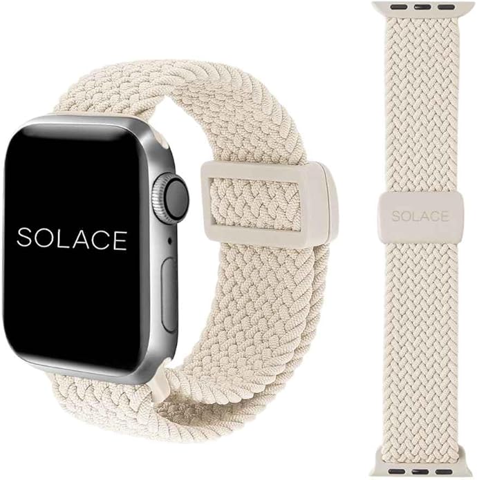 Solace Bands Imperium Adapt Wide Adjustable Nylon Braided Watch Band by SolaceBand