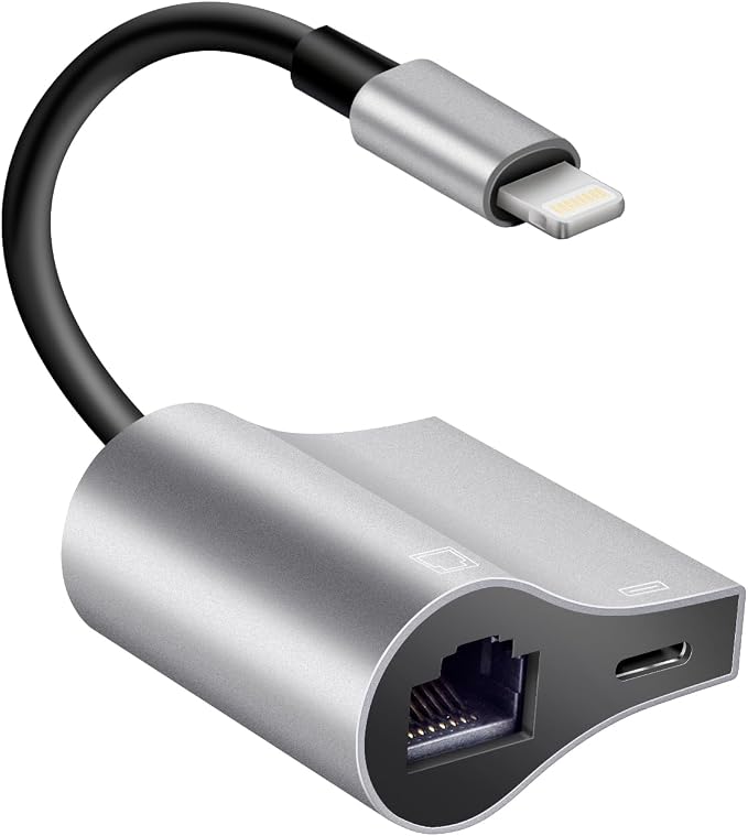 Lightning to RJ45 Ethernet Adapter Network Adapter, Support 10/100Mbps Ethernet by Unknown
