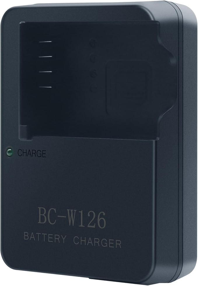 BC-W126 Camera Battery Charger for Fujifilm FinePix X-PRO1 X-PRO2 X-PRO3 XH1 by PUIEAUST