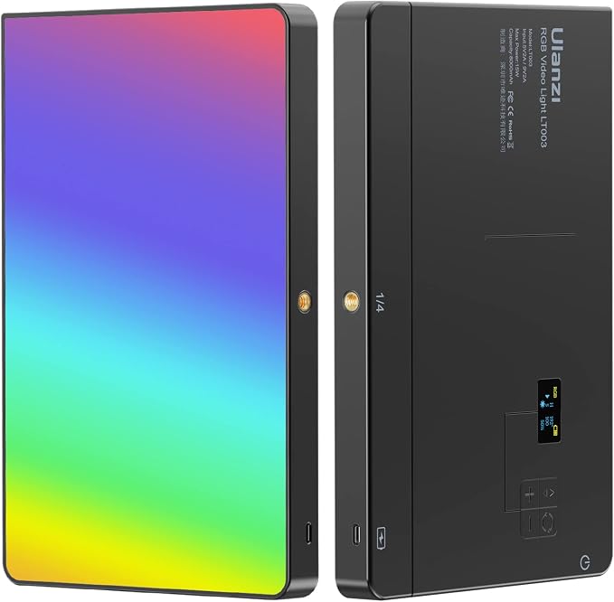 ULANZI LT003 RGB Video Light, 15W Portable LED Panel - Image 8