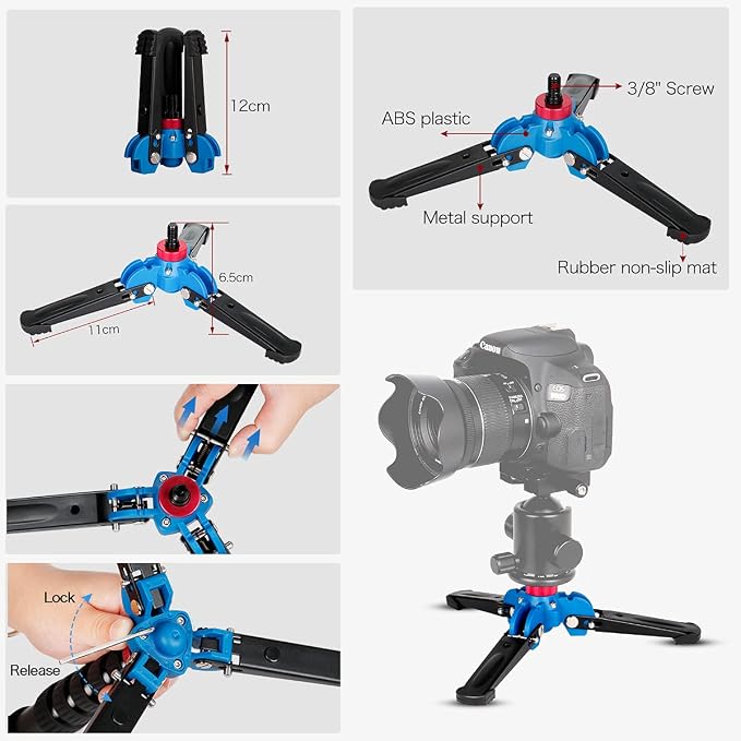 Koolehaoda Camera Monopod Stand 65inch Extendable Aluminum Monopod - Image 7